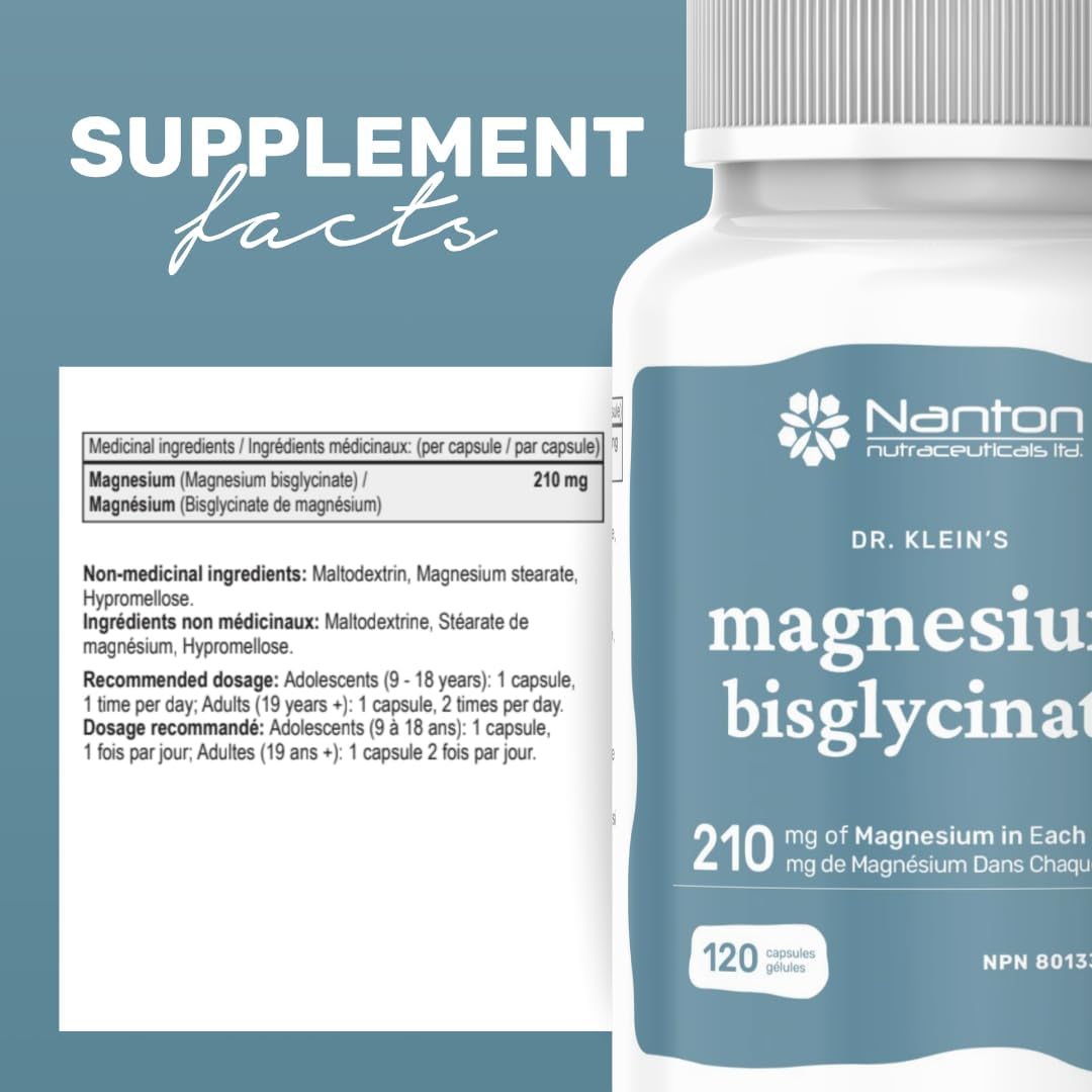 Magnesium 5 pack of 120 Capsules