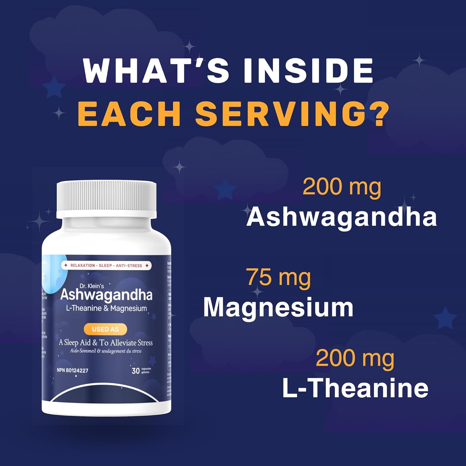 Ashwagandha 3 Pack of 60 Capsules - Bundle & Save $9.98