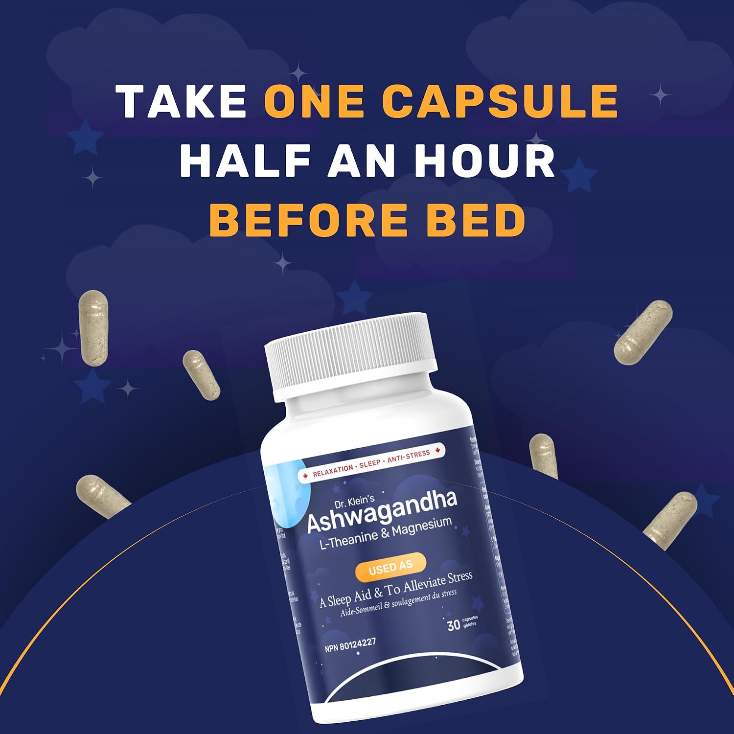 Ashwagandha 3 Pack of 60 Capsules - Bundle & Save $9.98