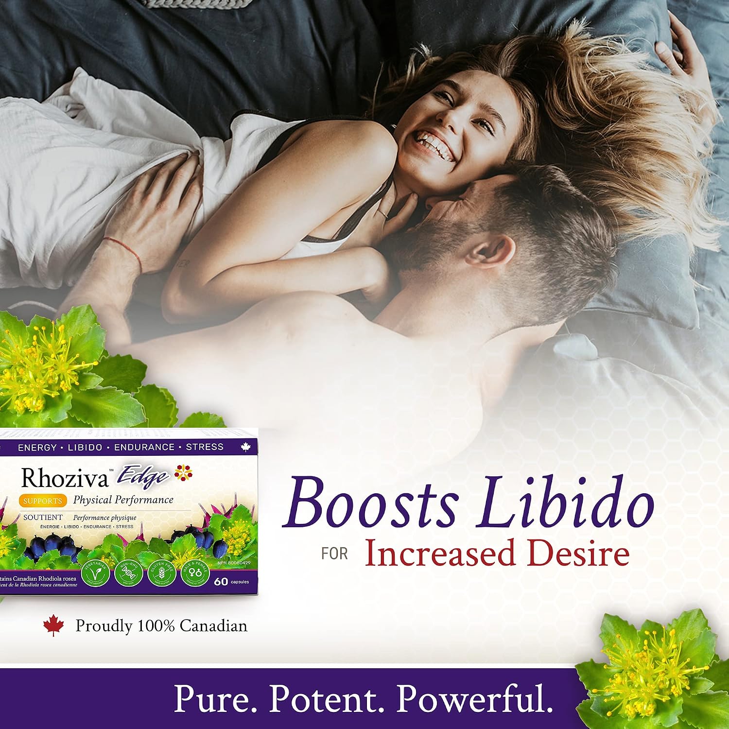 Rhoziva EDGE Pack of 60 Capsules - Bundle & Save $10.98