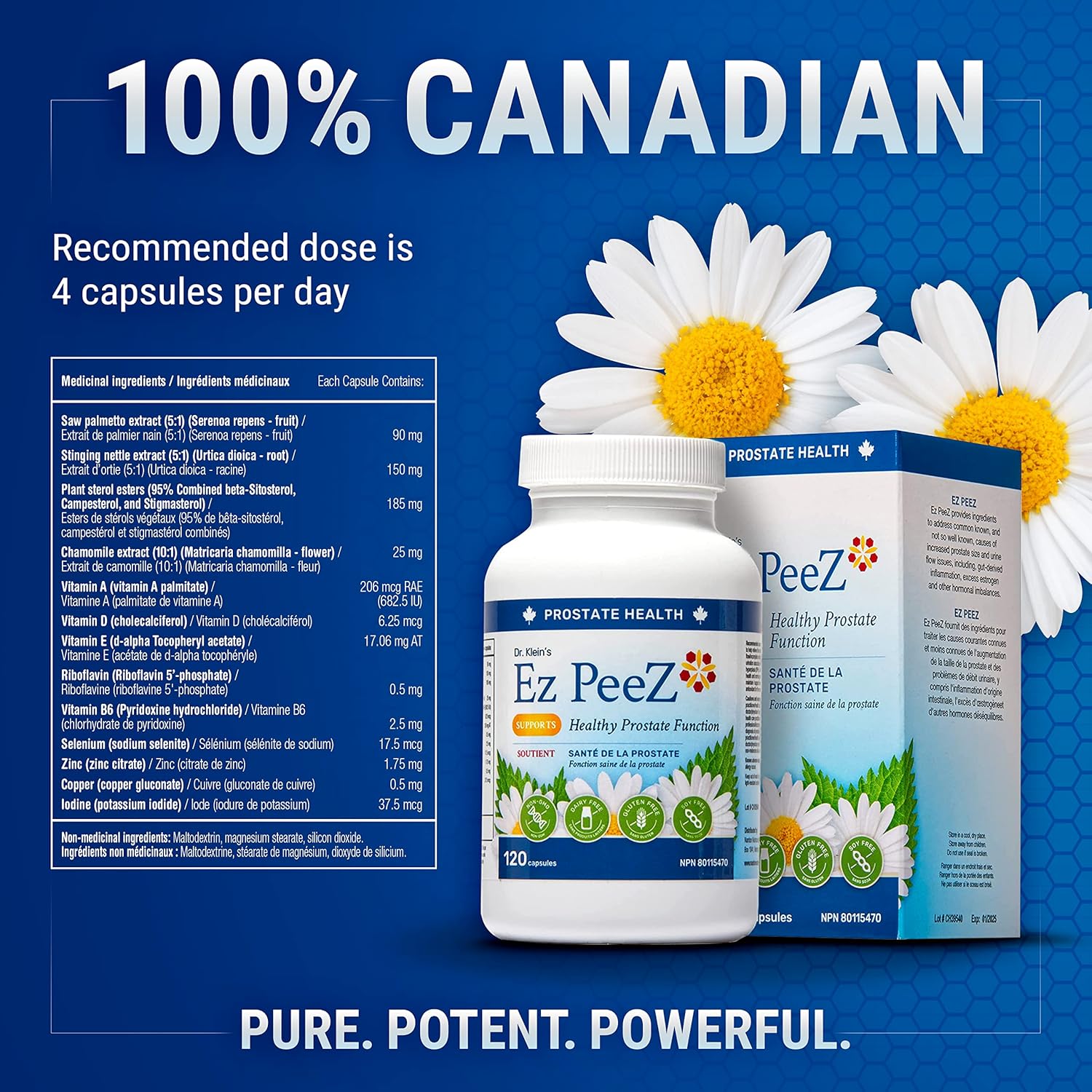 Ez Peez 3 Pack of 120 Capsules - Bundle & Save $14.98