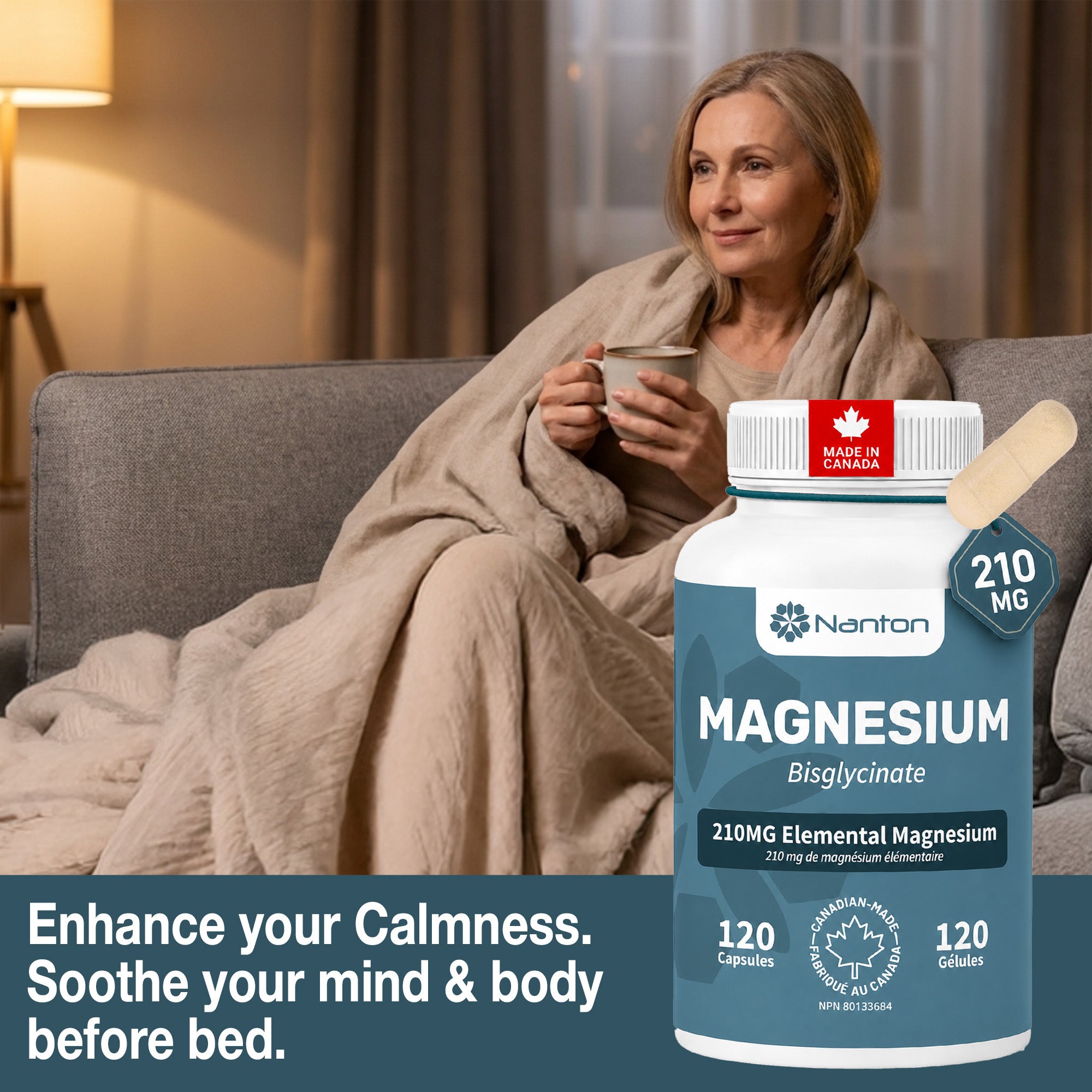 Magnesium 5 pack of 120 Capsules