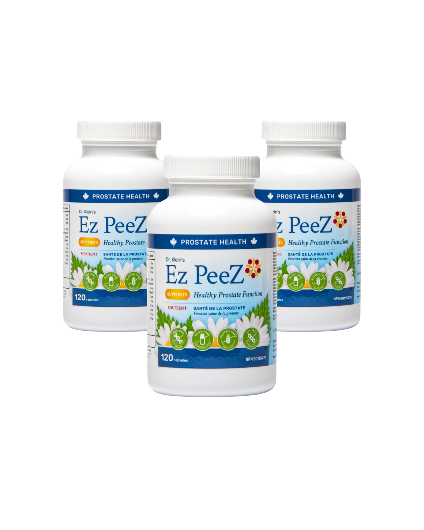 Ez Peez 3 Pack of 120 Capsules - Bundle & Save $14.98