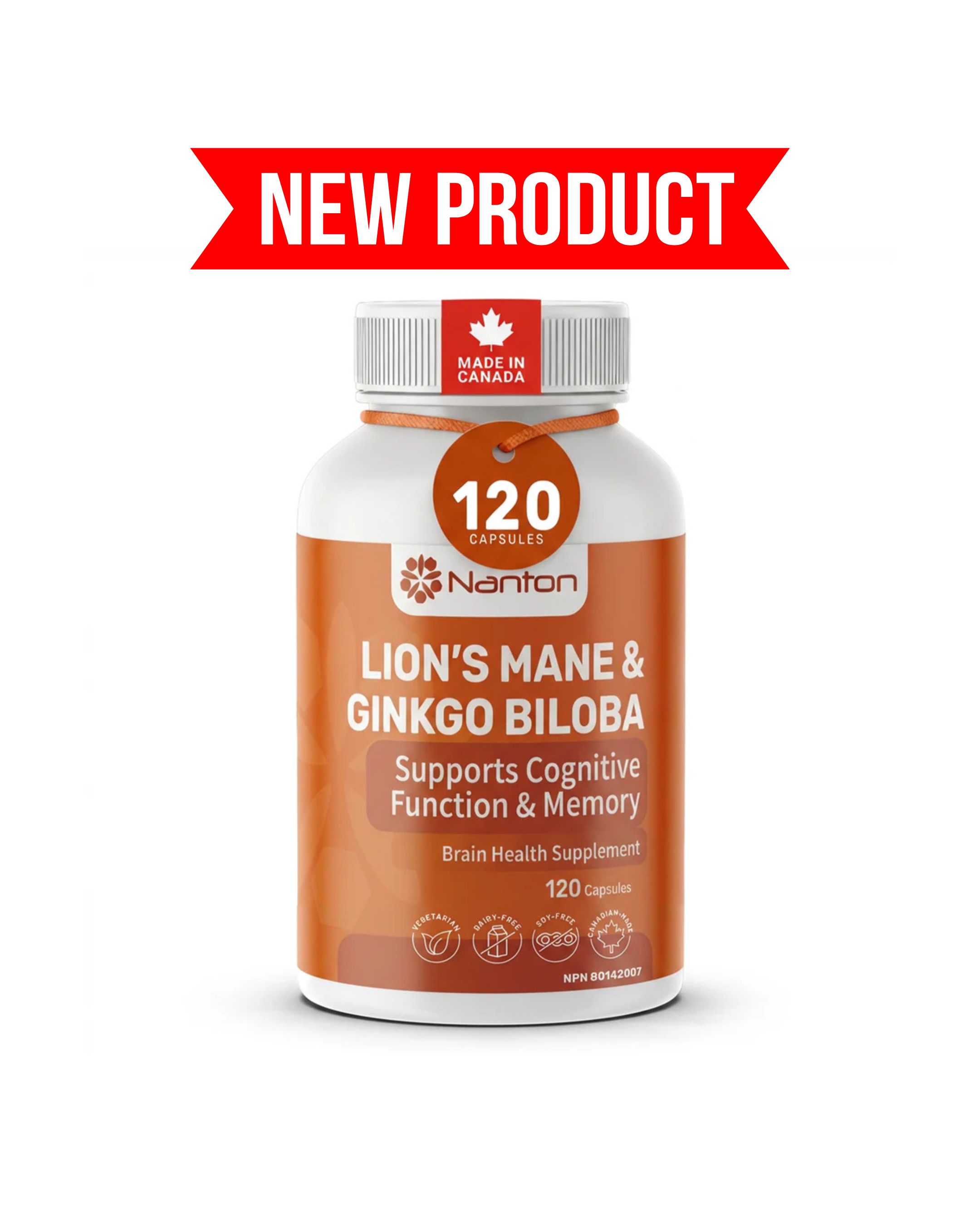 Lion's Mane & Ginkgo Biloba